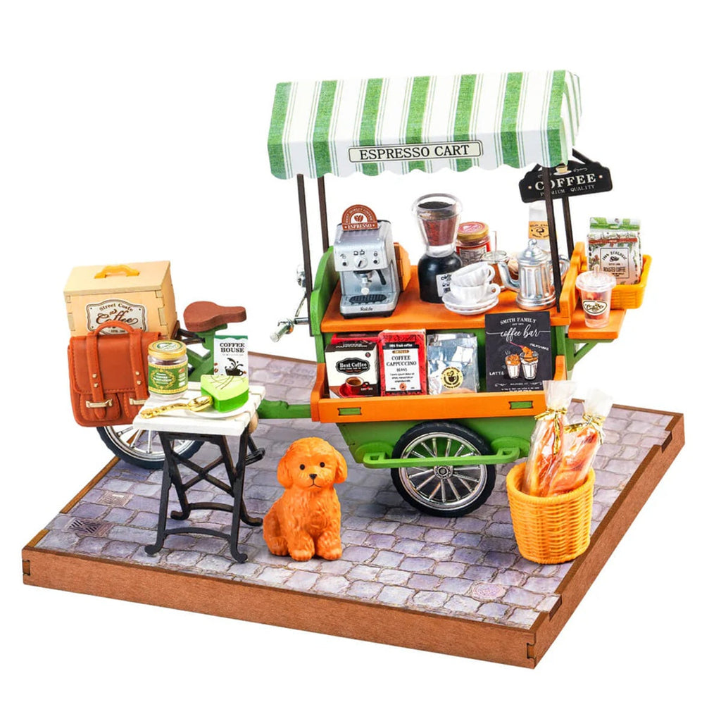 Aromatic Coffee Cart DIY Miniature House