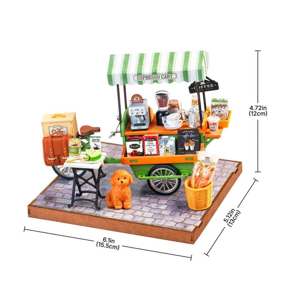 Aromatic Coffee Cart DIY Miniature House