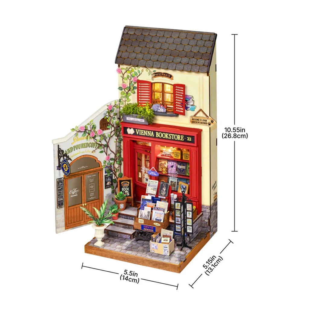 Vienna Bookstore DIY Miniature House