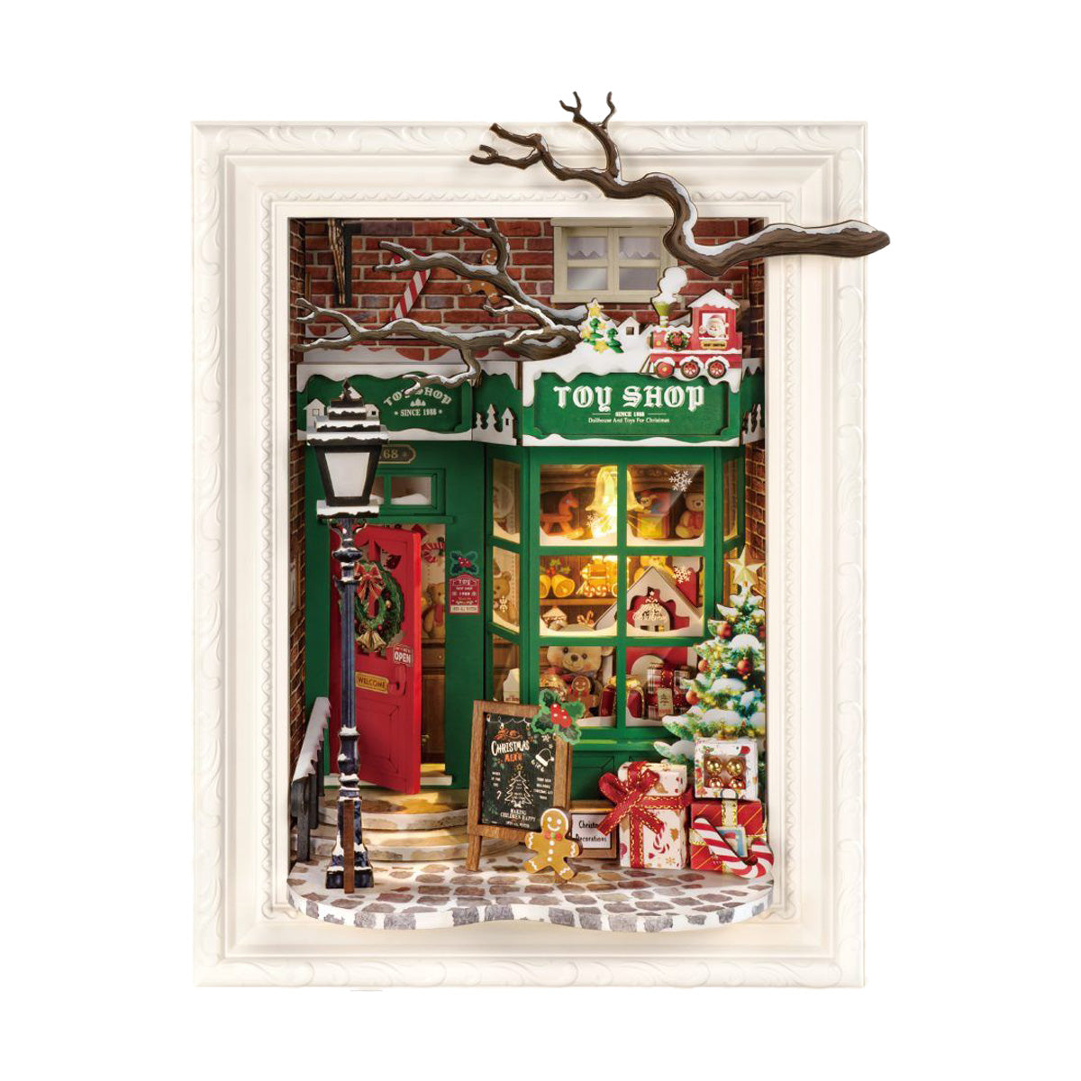 Santa's Toy Shop Story Frame