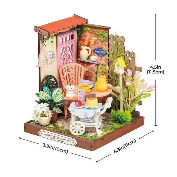 Robotime - Fancy Tea Yard, Super Mini Houses - Little Warm Spaces