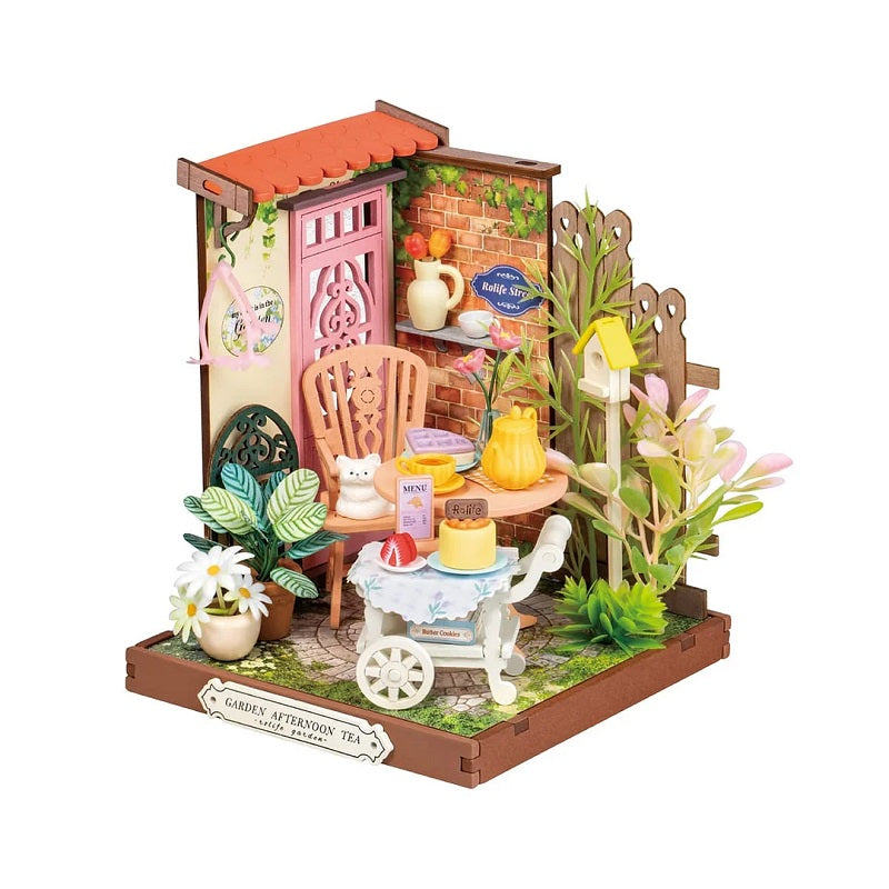 Robotime - Fancy Tea Yard, Super Mini Houses - Little Warm Spaces