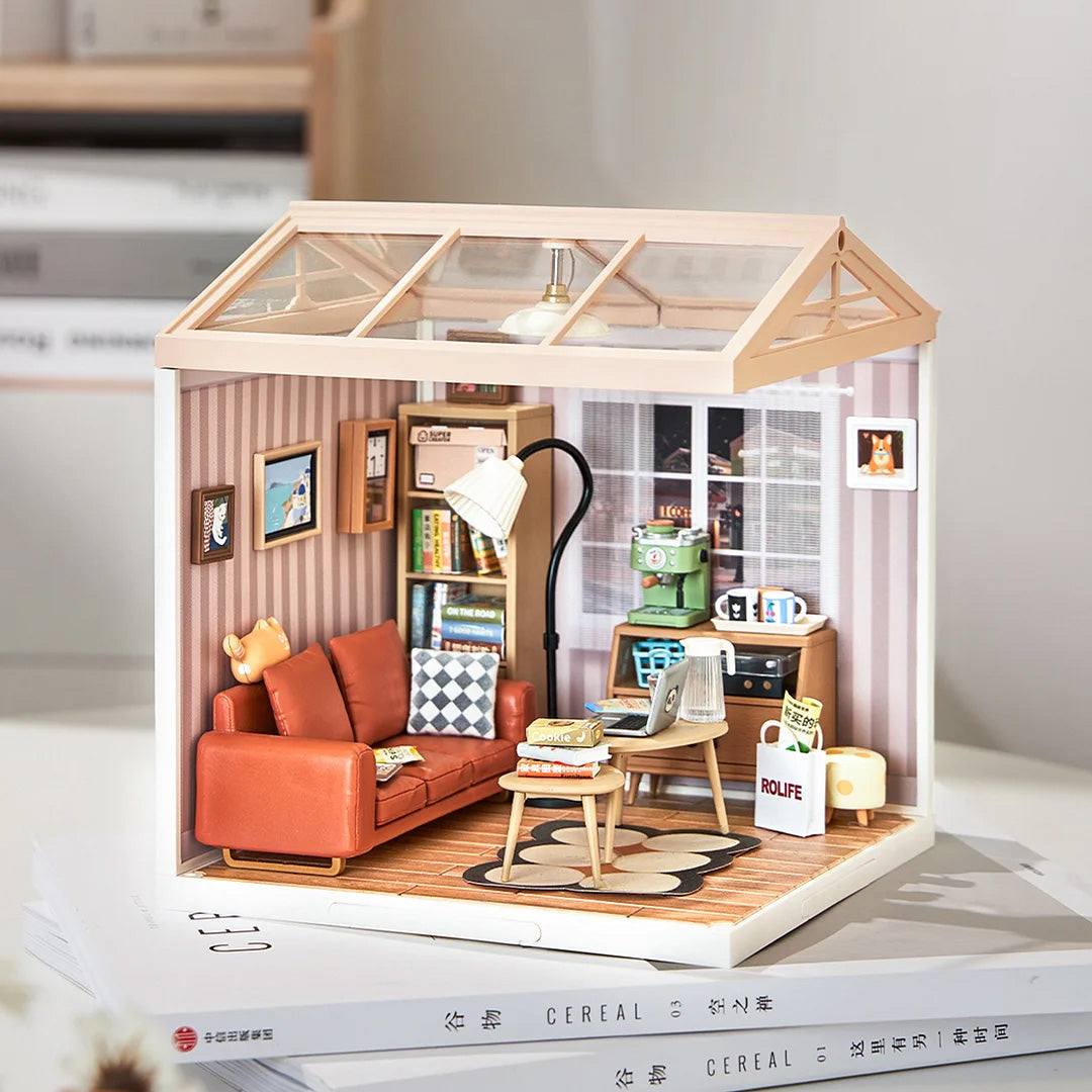 Rolife - Cozy Living Lounge Super Creator Miniature House DW007