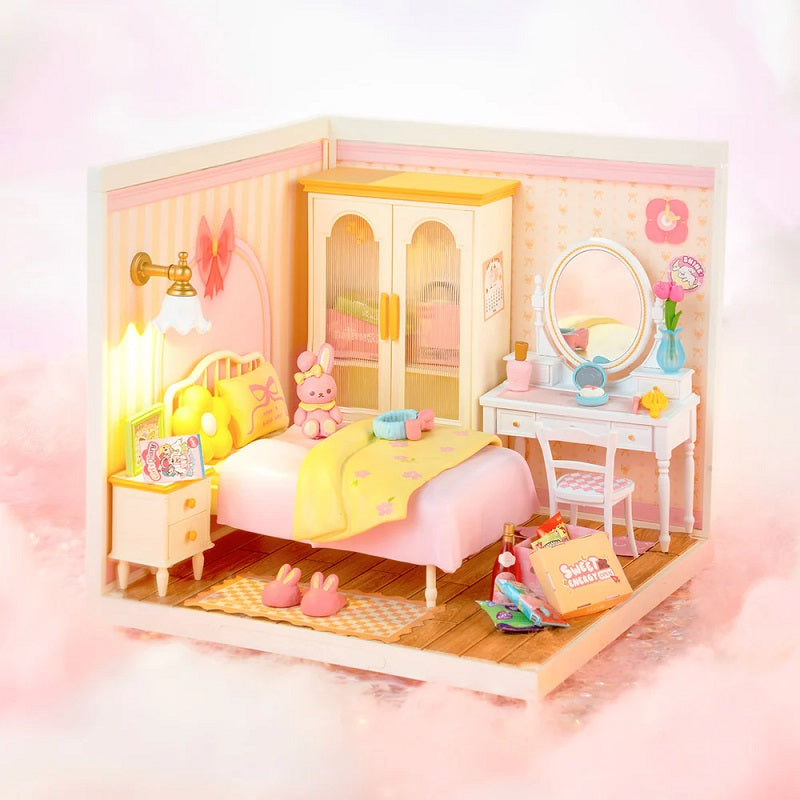 Lovely Pink Bedroom DIY Miniature House