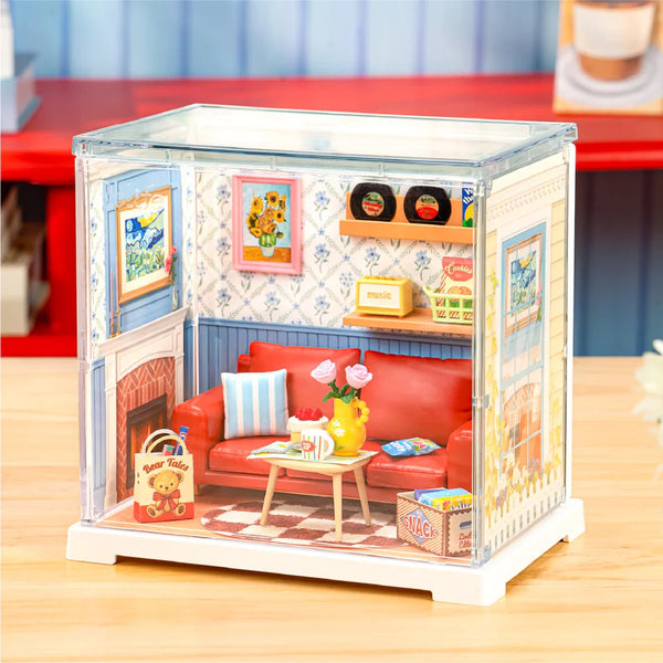Country Blue Lounge, DIY Miniature House