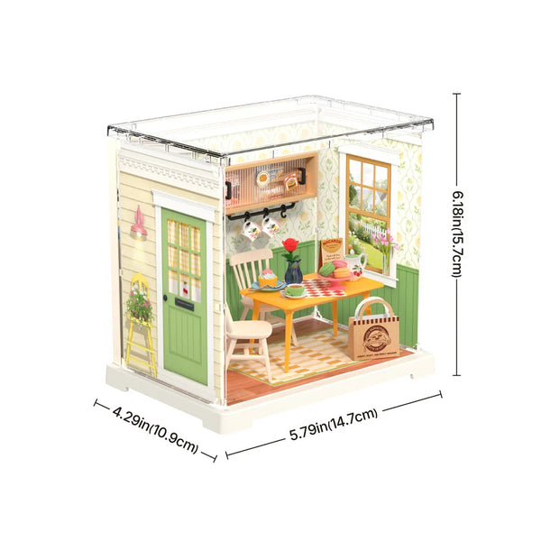 Floral Dinig Room, DIY Miniature House