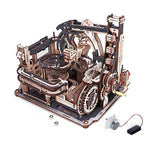 Robotime-ROKR - Spaceport Marble Run 3D Wooden Puzzle