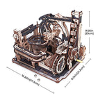 Robotime-ROKR - Spaceport Marble Run 3D Wooden Puzzle