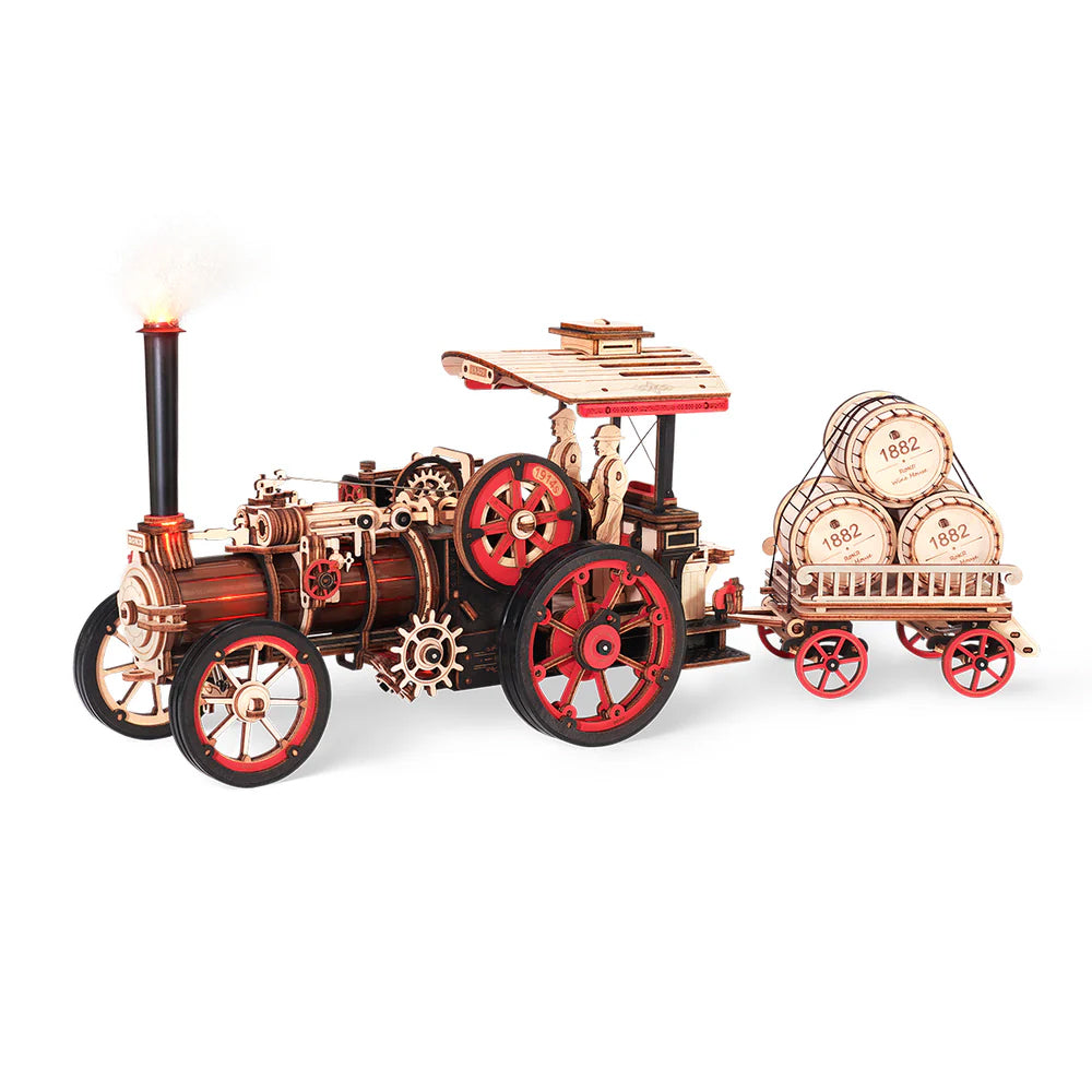 Steam Engine Mechanical 3D Wooden Puzzle
