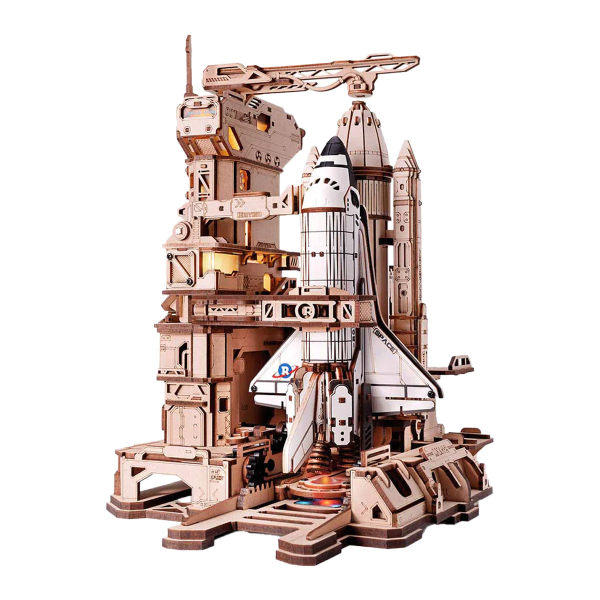 ROKOR-Robotime - Space Shuttle Mechanical 3D Wooden Puzzle Main image