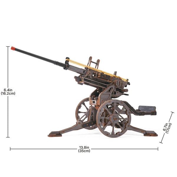 Anti-Aircraft Gun Wooden 3D Puzzle