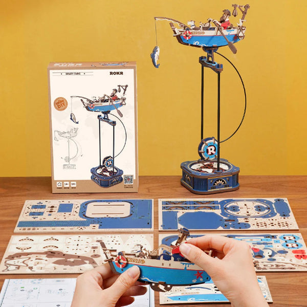 Robotime - Ocean Fisher Scale Model Vehicle