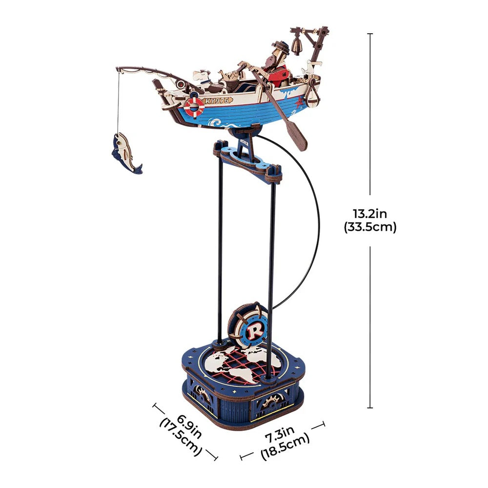 Robotime - Ocean Fisher Scale Model Vehicle
