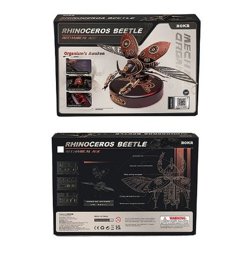 ROKR-Robotime - Mechanical Age; Rhinoceros Beetle