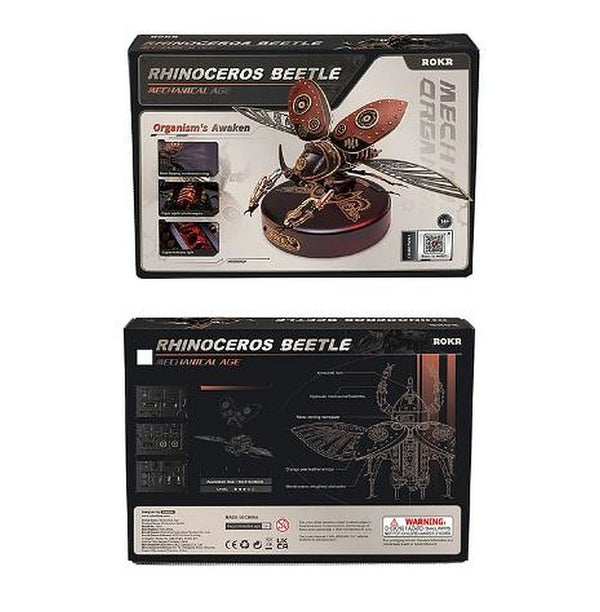 ROKR-Robotime - Mechanical Age; Rhinoceros Beetle