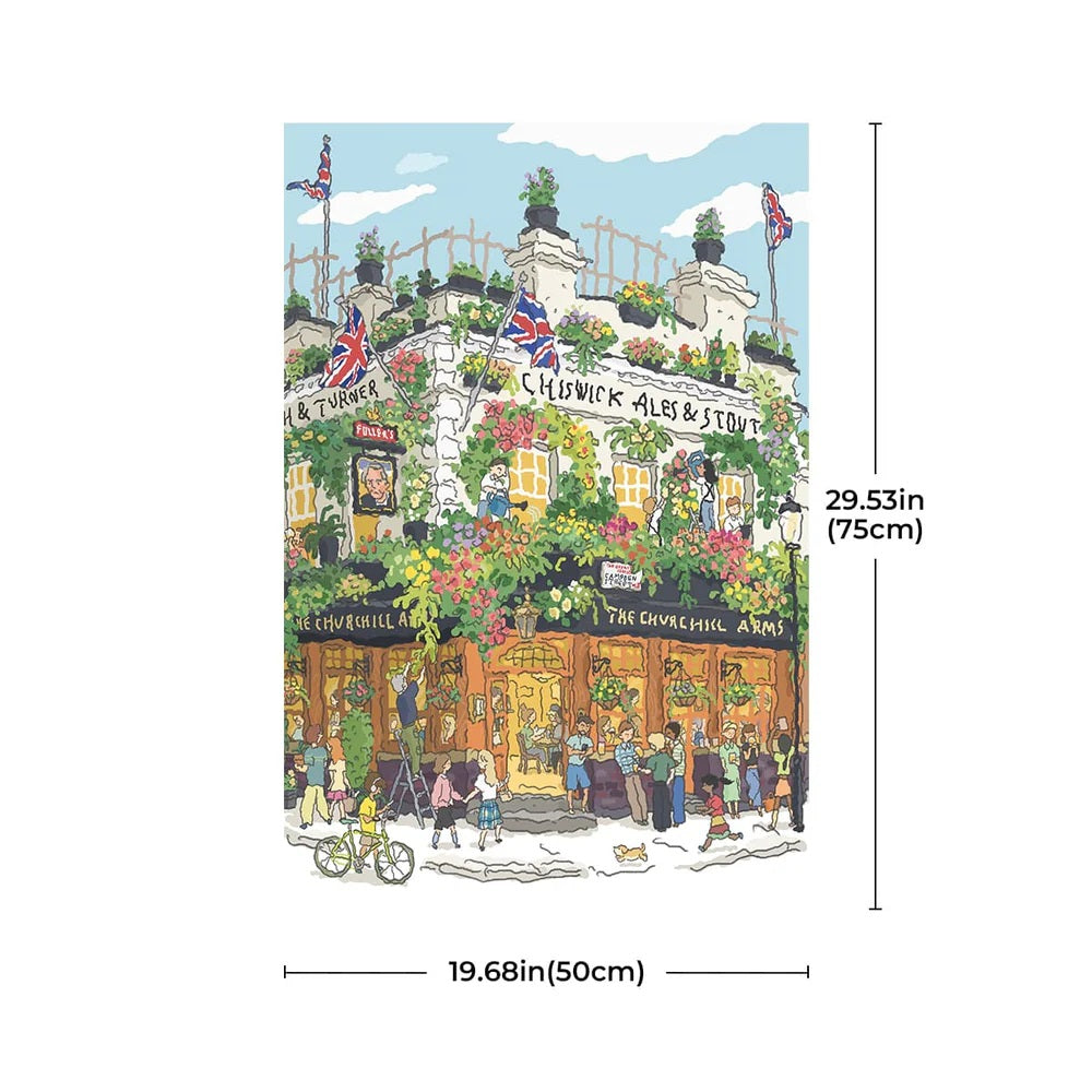Pub in London 1000 Piece Jigsaw Puzzle