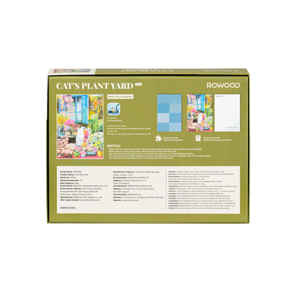 Cat's Plant Yard Joypiece 1000 pc Puzzle
