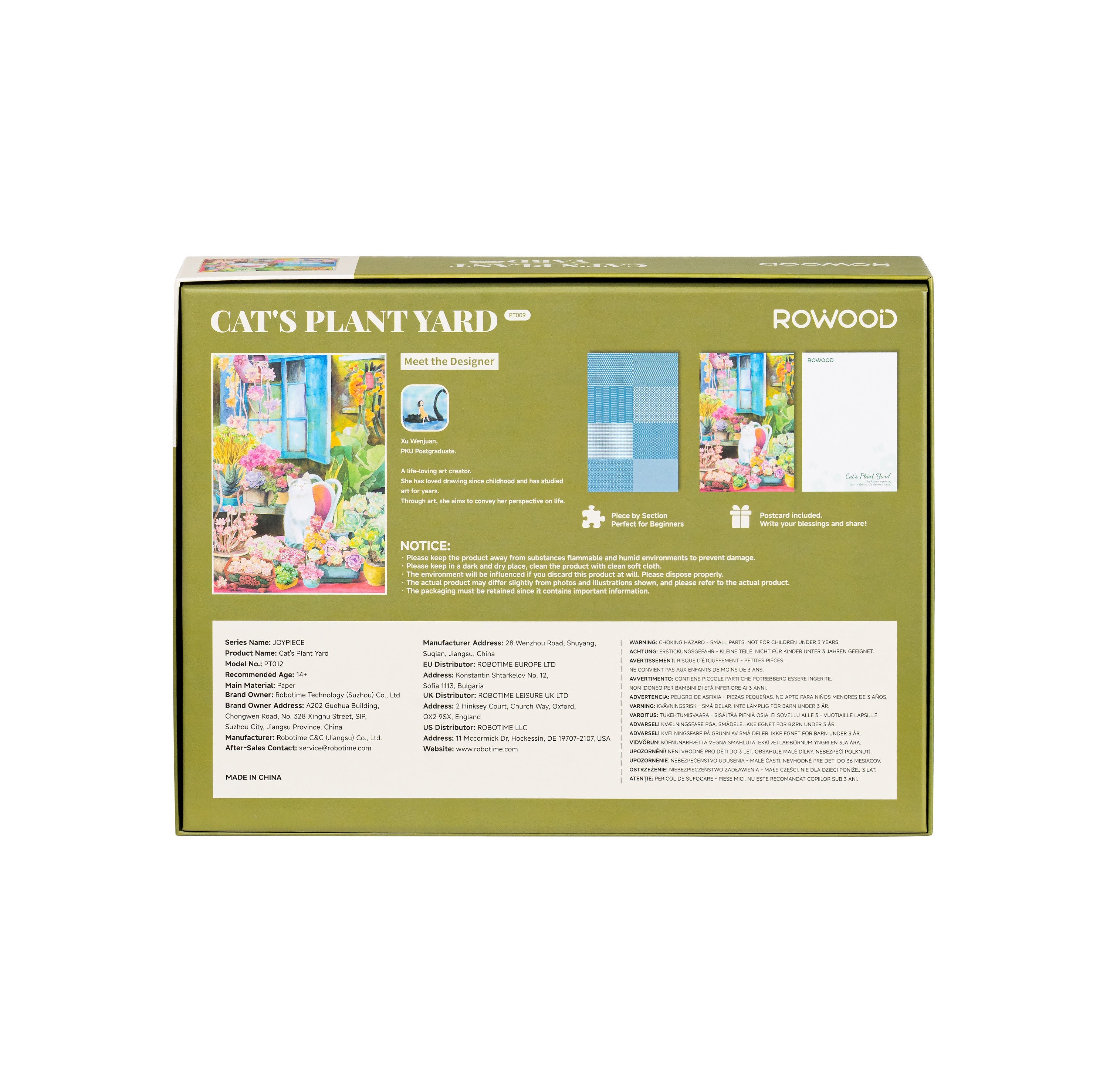 Cat's Plant Yard Joypiece 1000 pc Puzzle