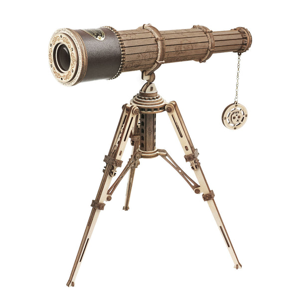 Robotime - Mechanical Wood Models; Monocular Telescope