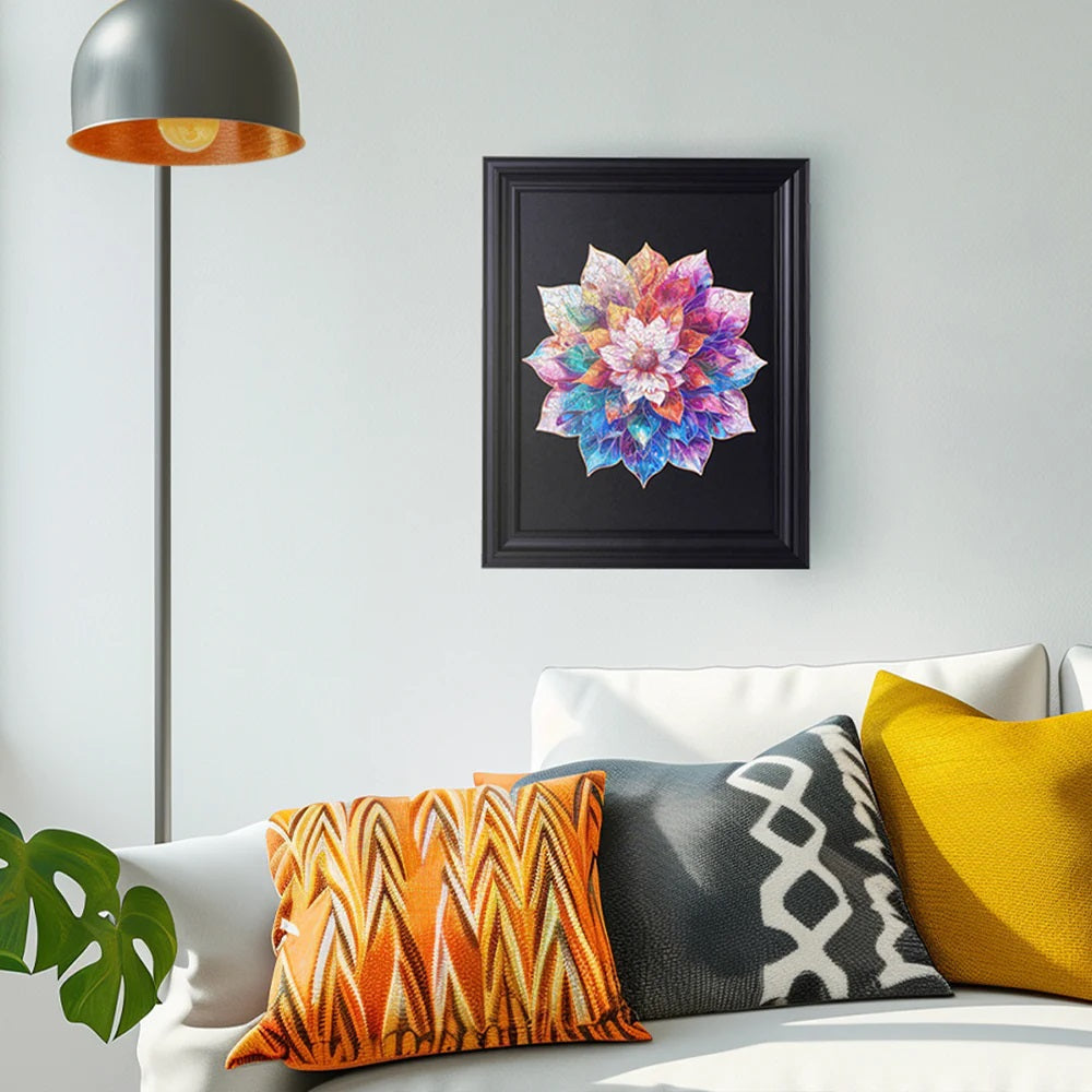 Rowood - Mystic Mandala Flower Wooden Jigsaw Puzzle