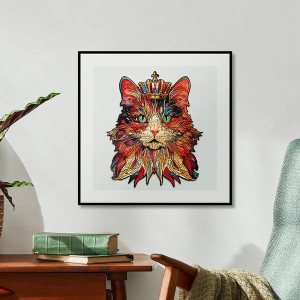 Rowood  - Cat King 200pc Wooden Jigsaw Puzzle
