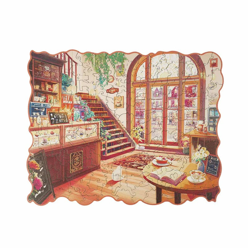 Rowood - Cozy Winter Cafe 200-Piece Wooden Jigsaw Puzzle