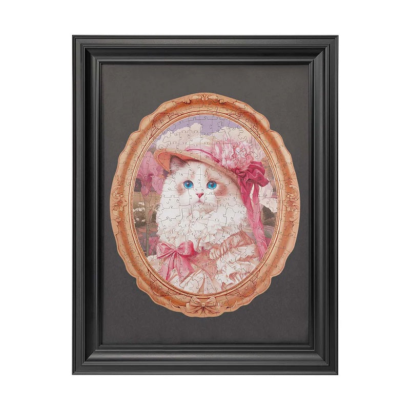Rowood - Black Vintage Puzzle Frame 12" x 16"