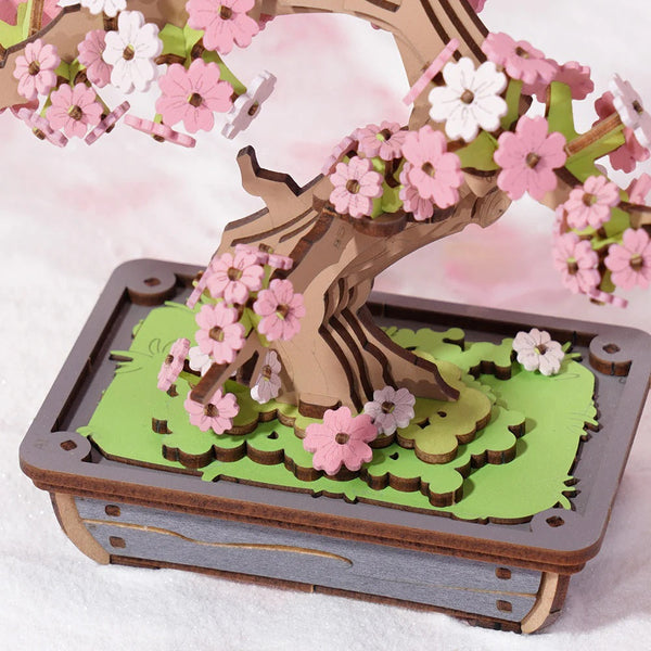 Robotime - Sakura Bonsai DIY Wooden 3D Puzzle