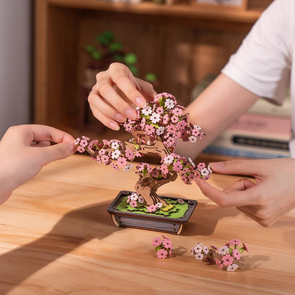 Robotime - Sakura Bonsai DIY Wooden 3D Puzzle