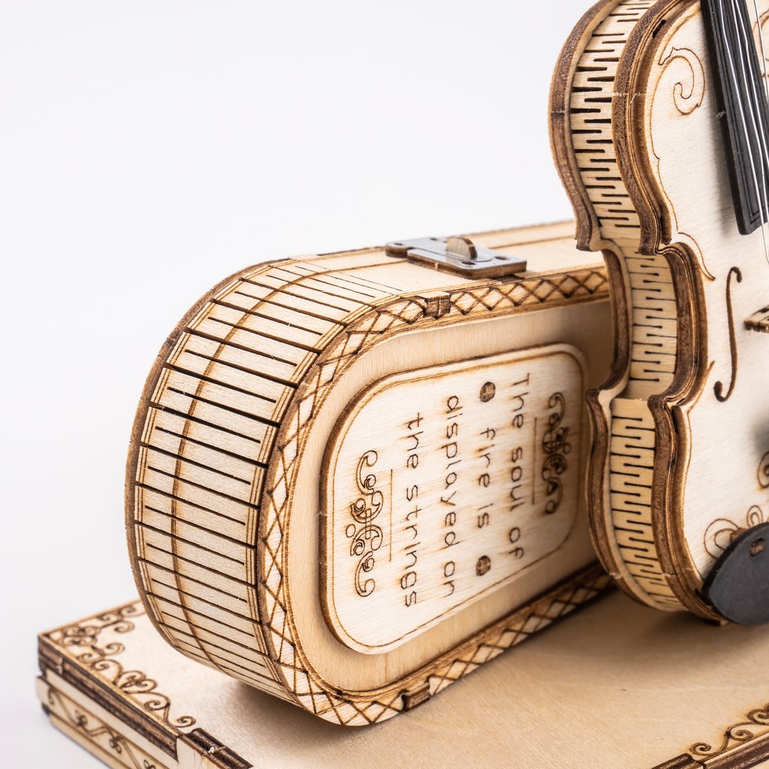 Robotime-ROKR Violin Capriccio 3D wooden puzzle