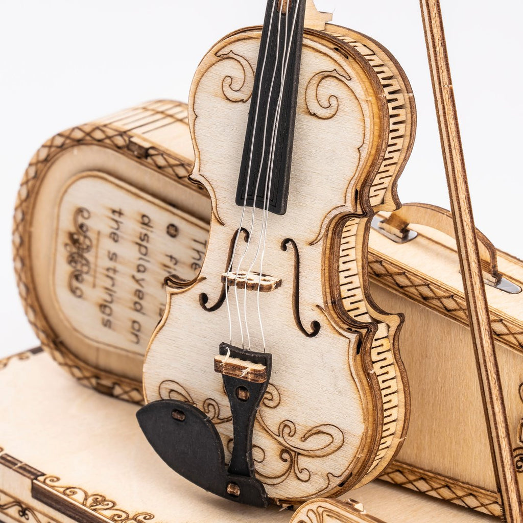 Robotime-ROKR Violin Capriccio 3D wooden puzzle