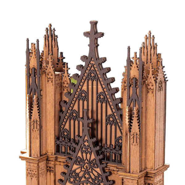 Rose Window Twin Tower Cathedral