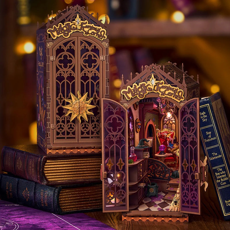 Rolife Magic Fantasy Corner DIY Book Nook Shelf Insert
