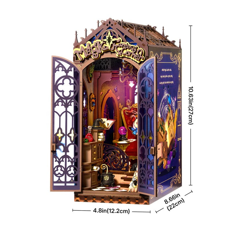 Rolife Magic Fantasy Corner DIY Book Nook Shelf Insert