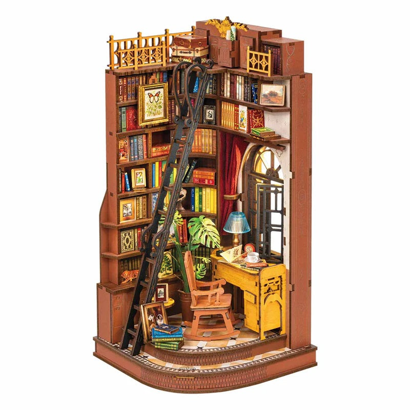 Rolife - Silent Corner Study DIY Book Nook Shelf Insert