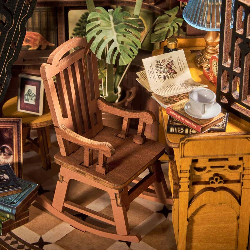 Rolife - Silent Corner Study DIY Book Nook Shelf Insert