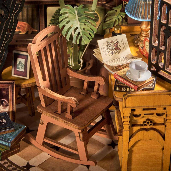 Rolife - Silent Corner Study DIY Book Nook Shelf Insert