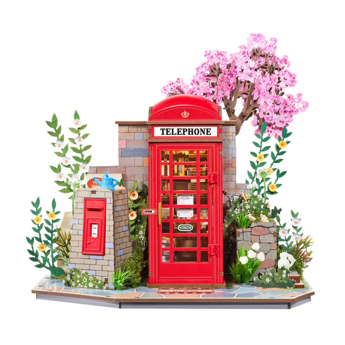 Blossom Book Booth 3D Wood Puzzles