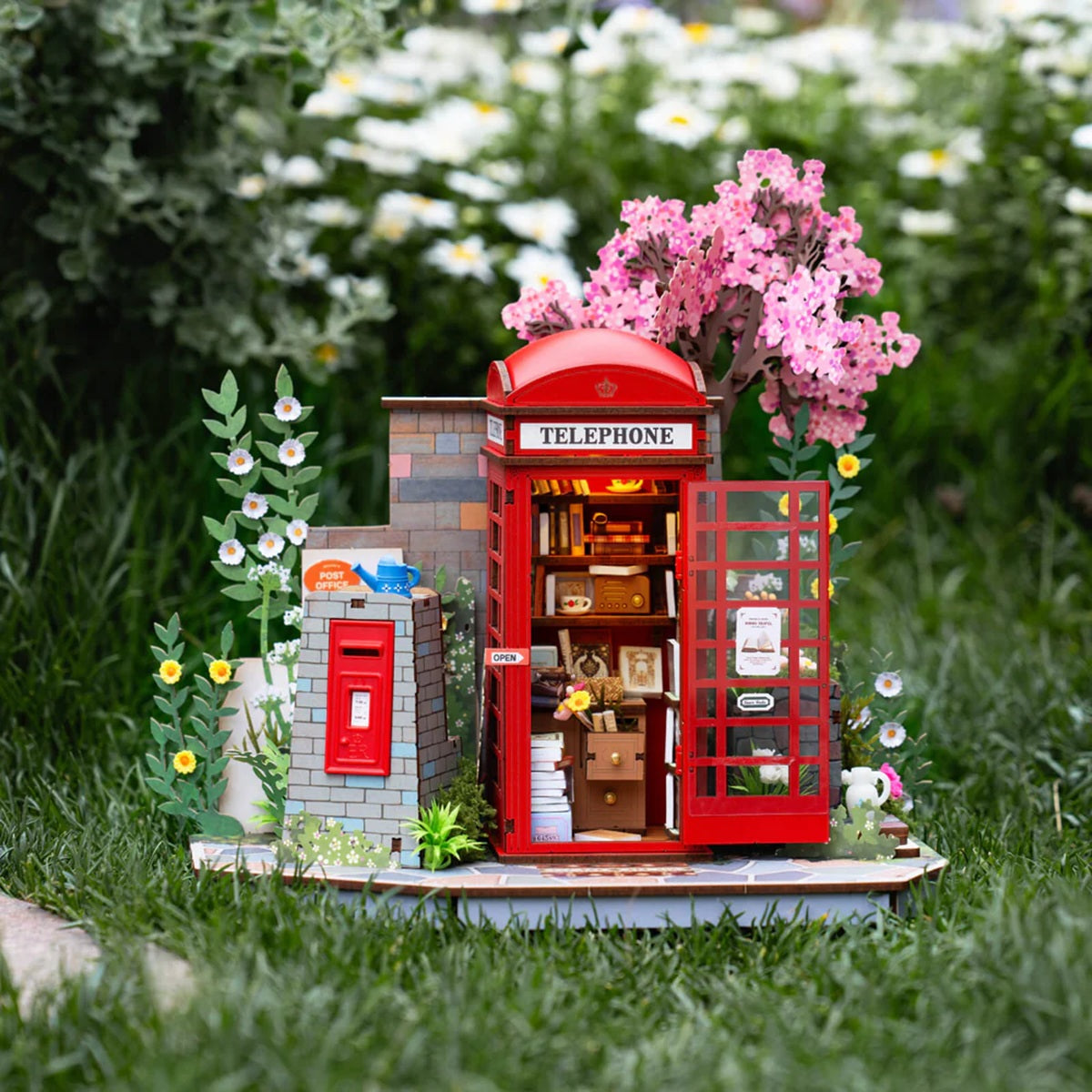 Blossom Book Booth 3D Wood Puzzles