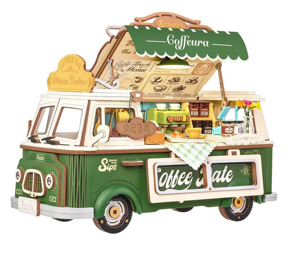 Leo's Coffee Truck 3D Wood Puzzle