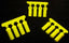 HVY DUTY ROD ENDS YELLOW/12
