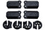 Shock Shaft Guards, for Traxxas GTR Shocks, Set of 4
