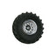 REVOLVER 2.2" CHROME WIDE WHEELBASE WHEELS (2)