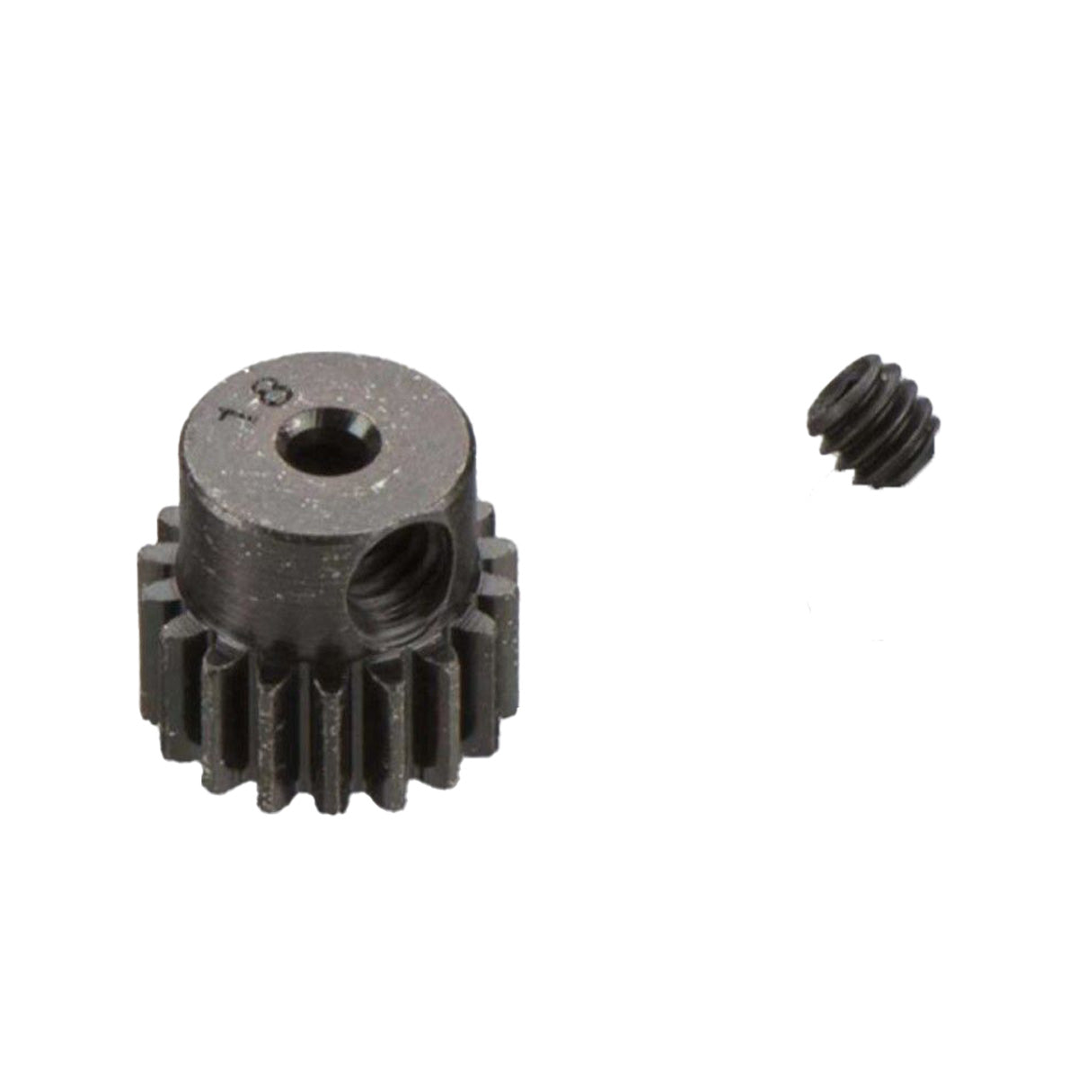 Hard Steel Motor Pinion, 2mm, .5 Module, 18 Teeth