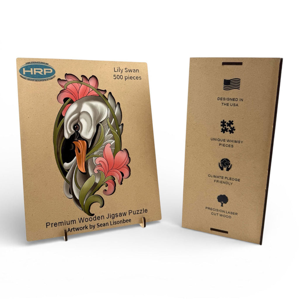 Lily Swan Wooden Jigsaw Puzzle, 500 pcs