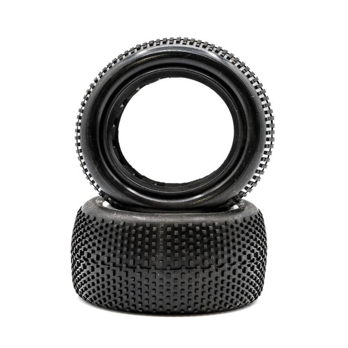 Super Mini - 1/10 Rear Buggy Tires w/Black Inserts (1 Pair)