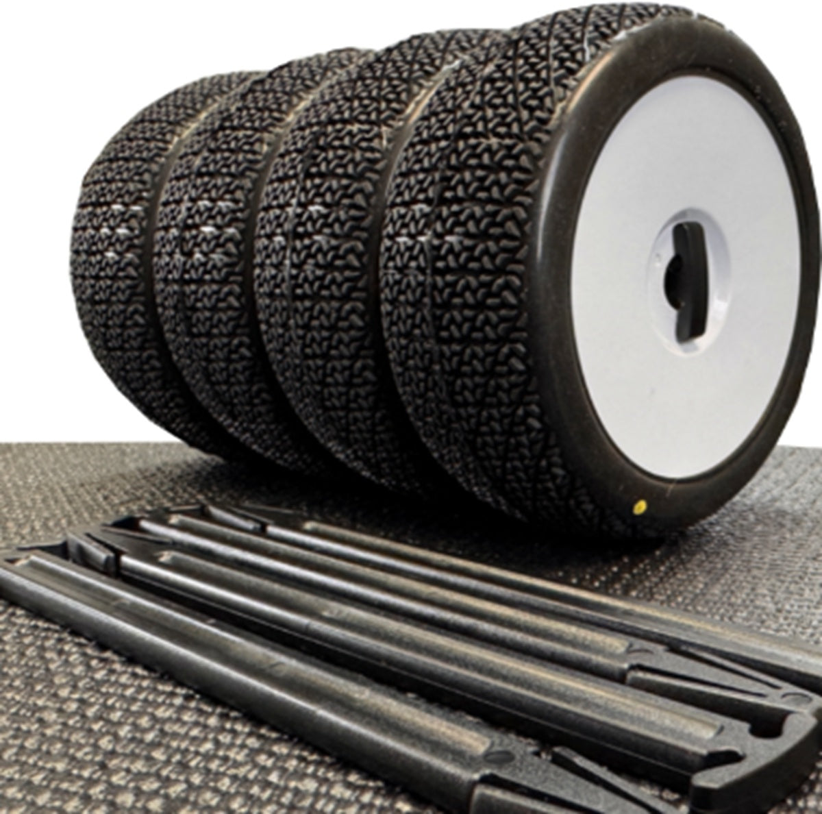 1/8 Buggy Tire Sticks, Black (12)