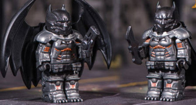 Custom Dark Knight Armored Hero Minifig - Collectors World Toys Hover Image