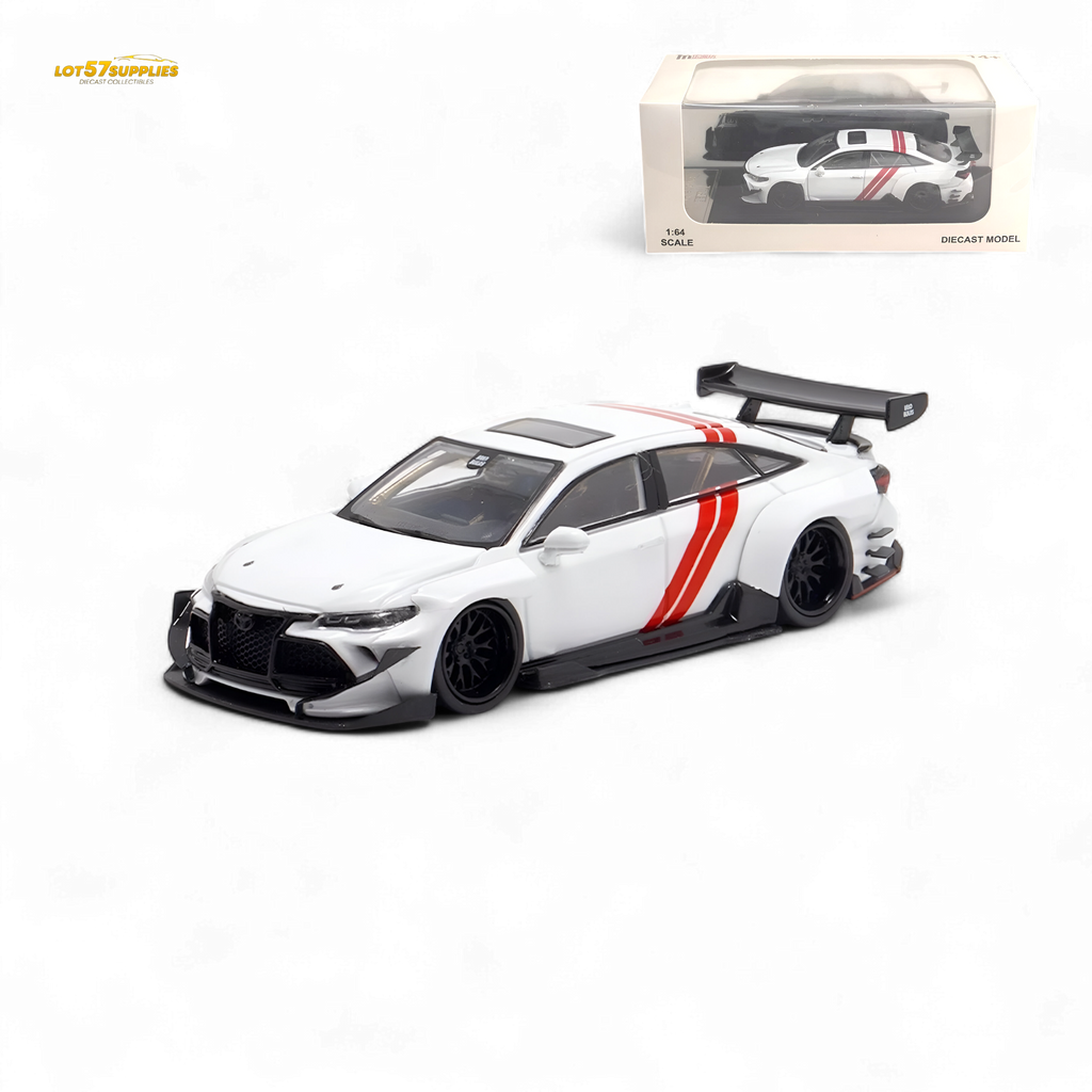 LMF Toyota Avalon Modified Concept - White Livery 1:64 - Collectors World Toys