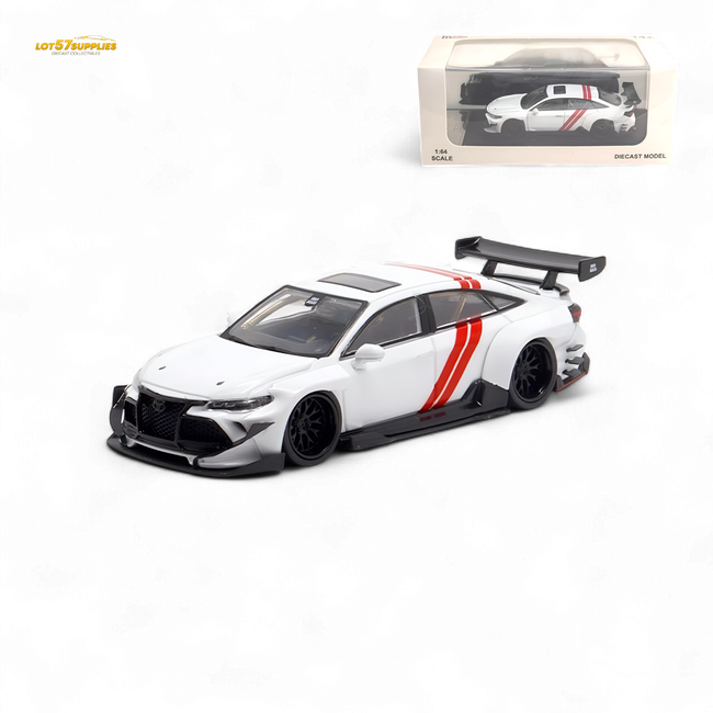 LMF Toyota Avalon Modified Concept - White Livery 1:64 - Collectors World Toys Hover Image